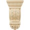 Ekena Millwork 5 1/8"W x 2 3/4"D x 9 3/4"H Thin Flowing Acanthus Corbel, Maple COR05X02X09ACMA - alternate 3